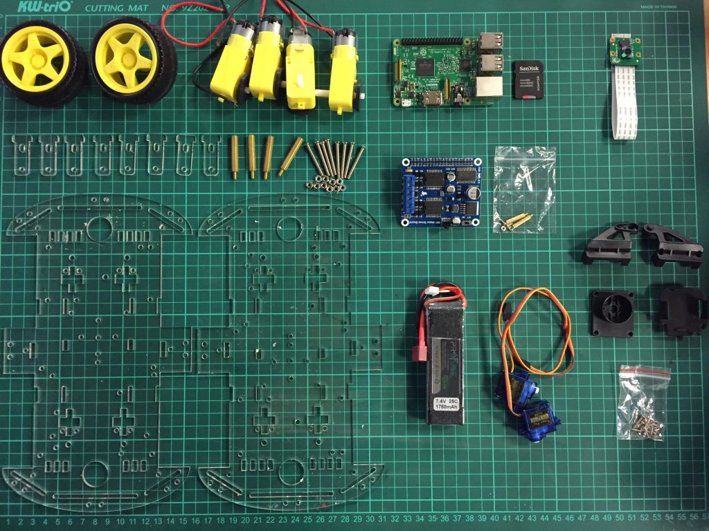 Raspberry Pi Robot Malzemeleri
