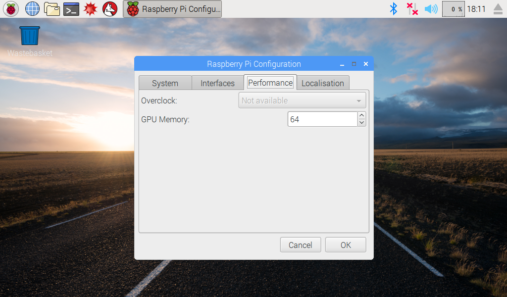 Raspberry Pi Configuration programı, Interfaces sekmesi