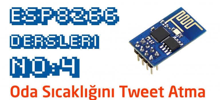 esp8266 ile oda sıcaklığını tweet atma