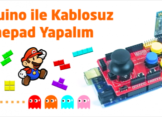 arduino ile kablosuz gamepad yapalım