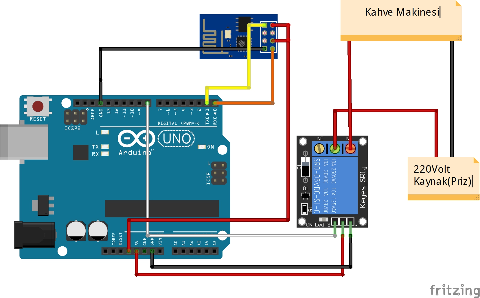 ESP8266 ile Akıllı Kahve Makinesi