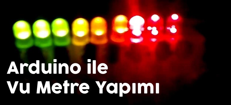 arduino ile vu metre yapımı