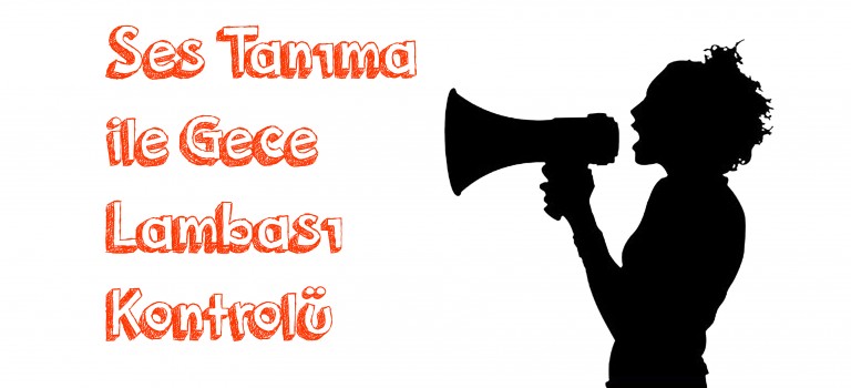Ses tanıma ile gece lambası kontrolü