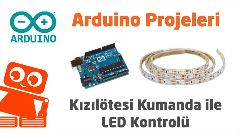 Kızılötesi kumanda ile led kontrolü