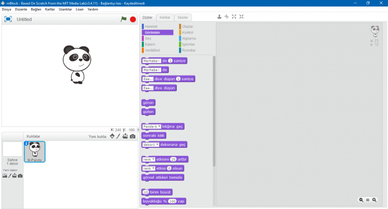 mBot ile Scratch Programlama ve İlk Uygulamalar