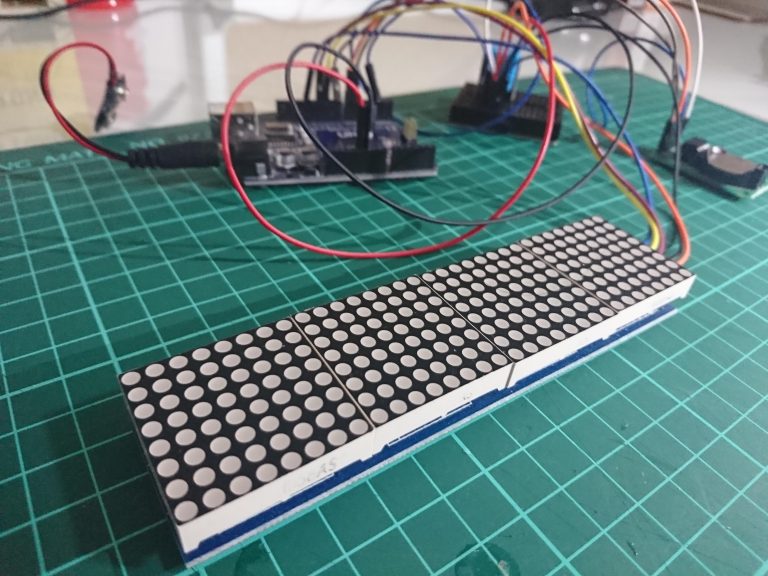 Dot Matrix ve Arduino ile Saat Yapalım