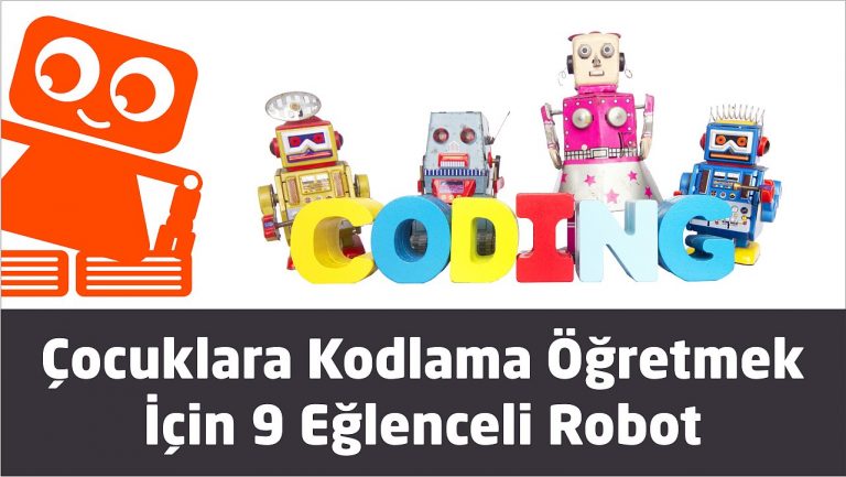 Çocuklara kodlama eğitimi görseli