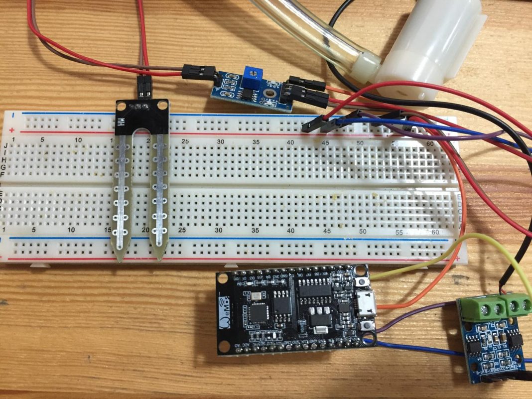 ESP8266 İle Çiçek Sulama Evde Yokken, Tatilde, Otomatik