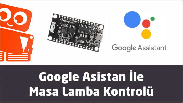 Google asistan ile masa lamba kontrolü yapılması