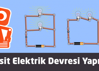 Basit elektrik devresi görsel