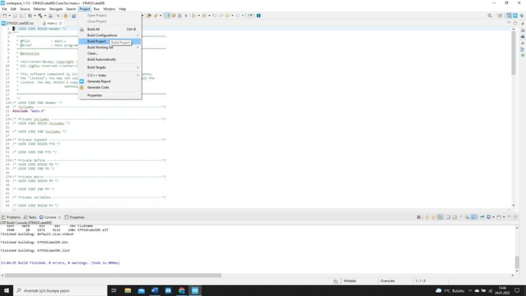 Cubaide Debugging STM32CubeIDE Nasıl Kullanılır?