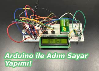 Arduino ile Adım Sayar Yapımı!