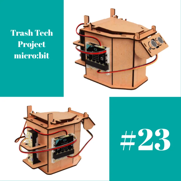 #23 PicoBricks (micro:bit) Trash Tech Projesi