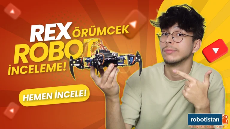 REX Discovery Serisi Örümcek Robot Kiti İncelemesi: Kur, Çalıştır, Kodla!