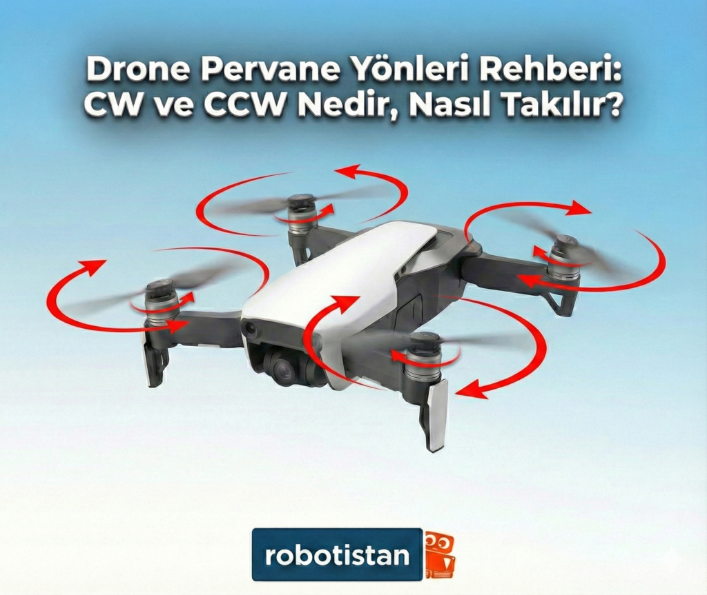 CW–CCW Drone Pervane Yönleri | Hatalı Montajdan Kaçının