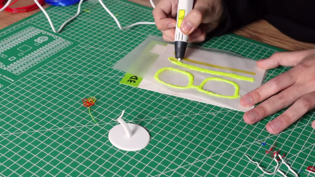 3d kalem gözlük yapımı