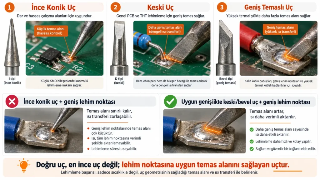 havya ucu lehimlemeyi etkiler mi