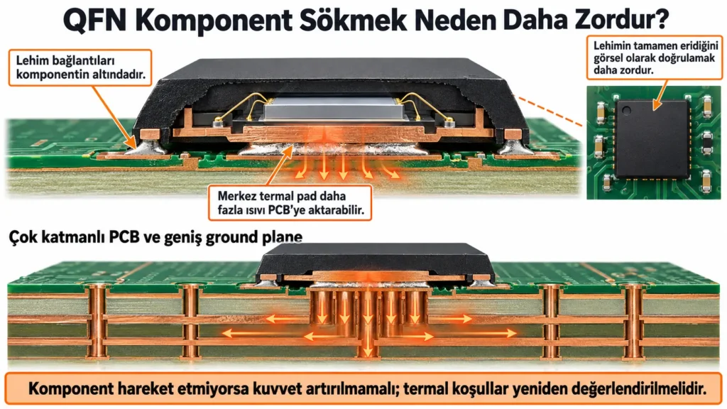 qfn komponent sökmek neden daha zordur
